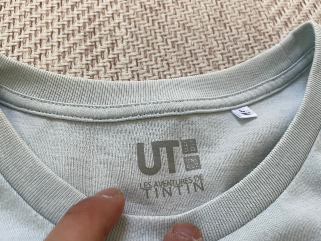 유니클로 x 땡땡의 모험 벨기에  반팔티 상품이미지5