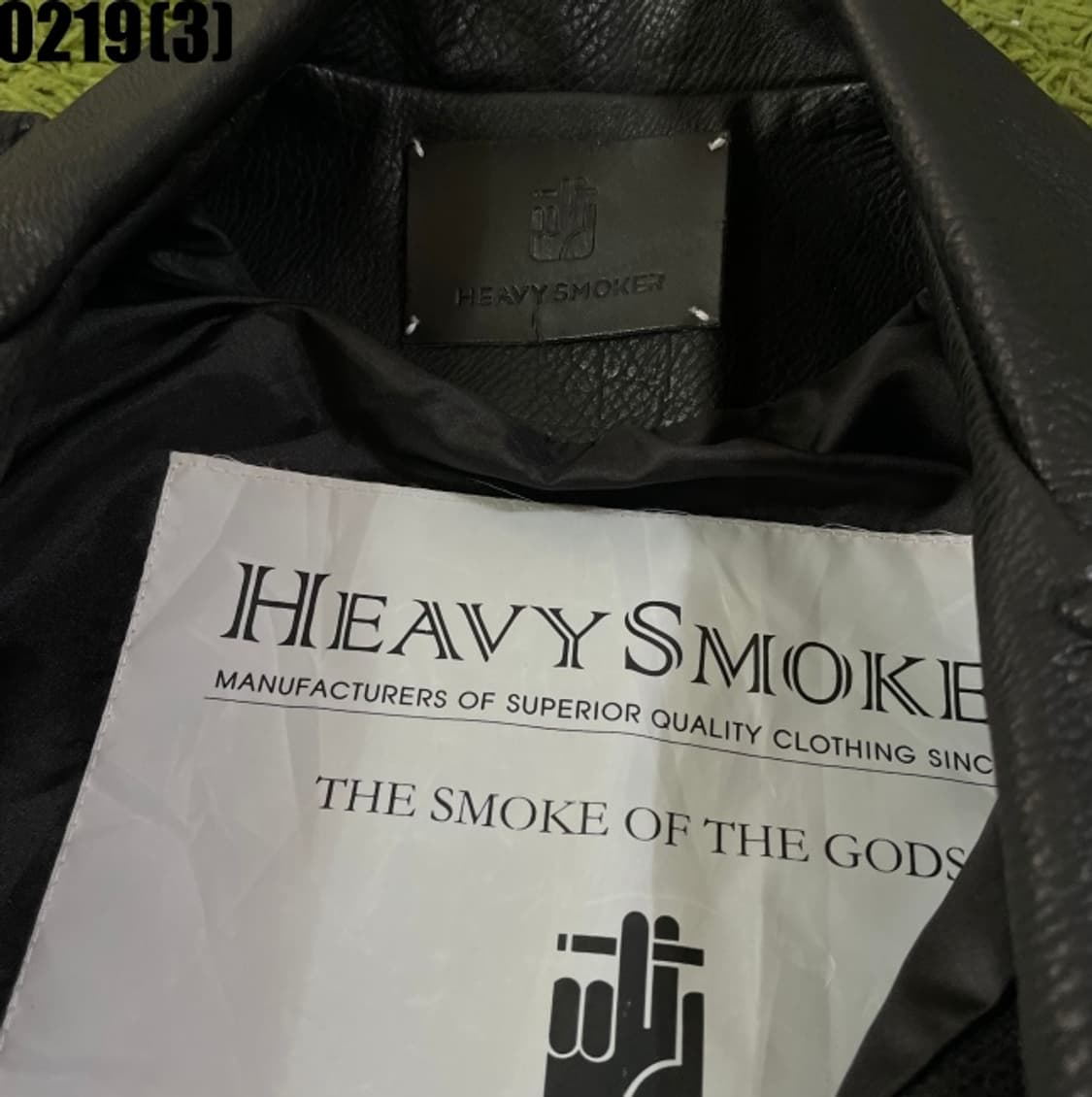 헤비스모커 레더 라이더 자켓 상품이미지3
