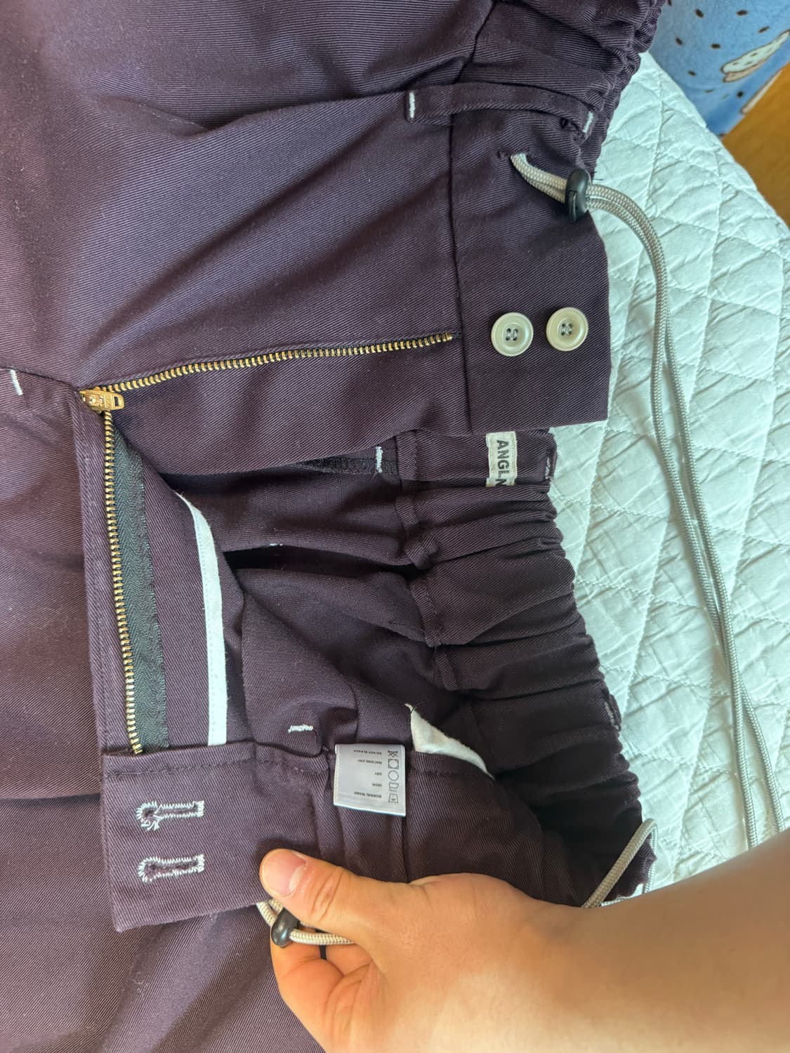 ANGLAN 앵글런 와이드 벌룬 팬츠 퍼플 상품이미지6