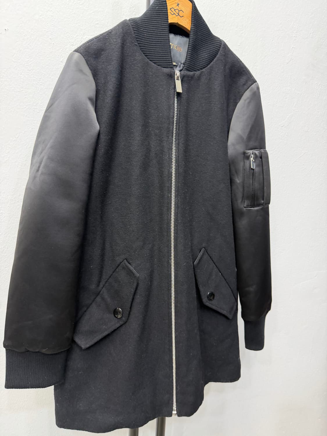 정품) maje 마쥬 블랙 봄버 자켓 38 상품이미지2