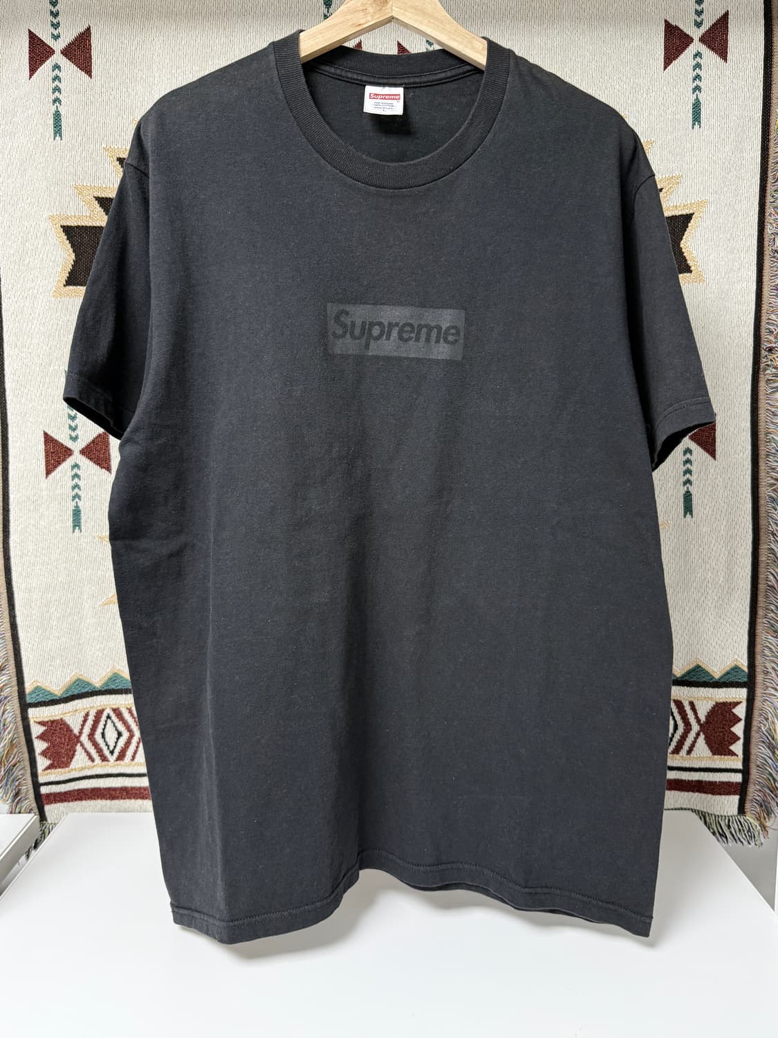 Supreme 톤온톤 박스 로고 티셔츠 상품이미지2