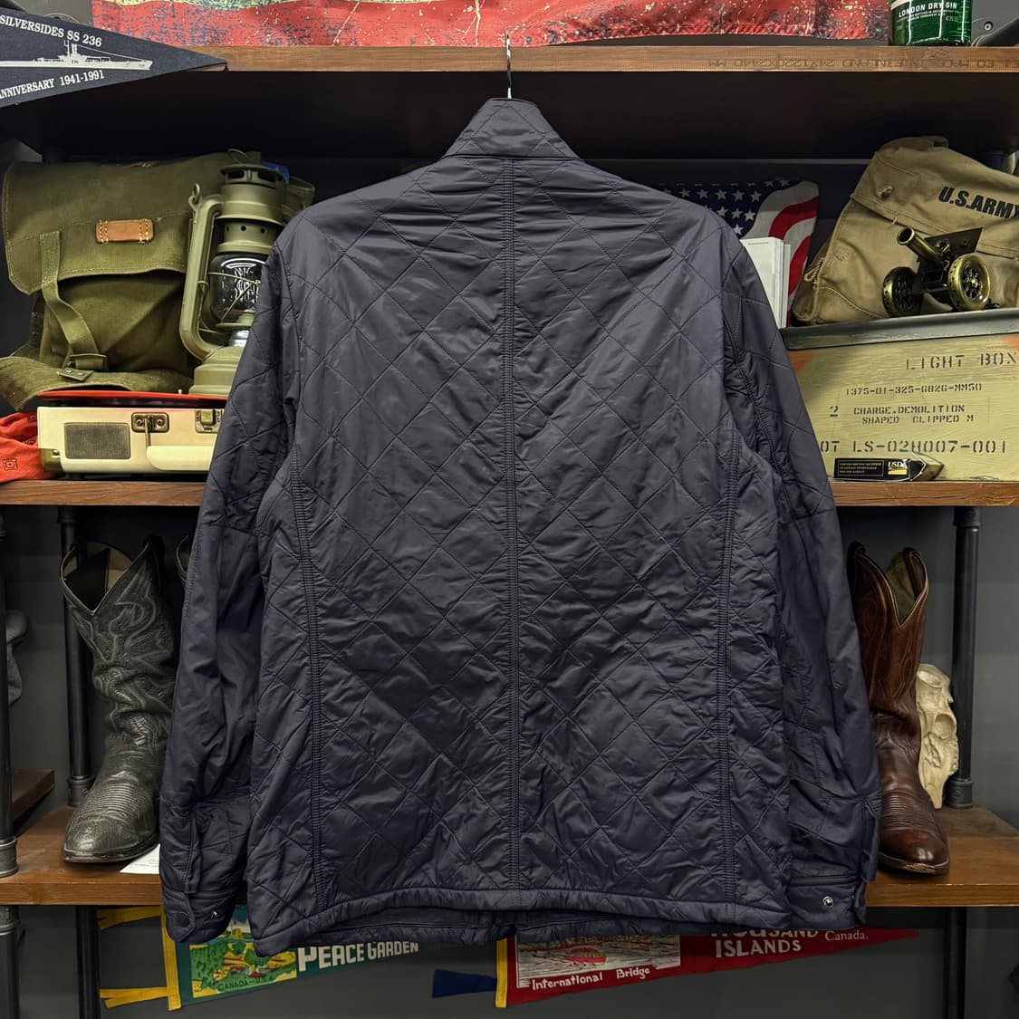 바버 인터네셔널 아리엘 폴라 퀼팅 자켓 상품이미지2