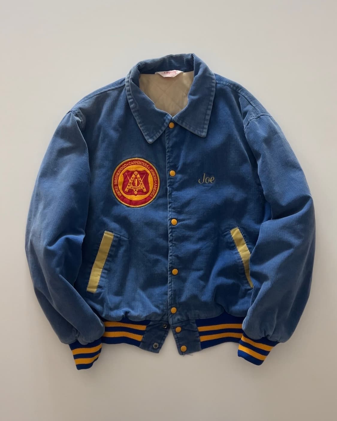 80-90년대 빈티지 엠파이어 코듀로이 바시티 자켓 XL 상품이미지1