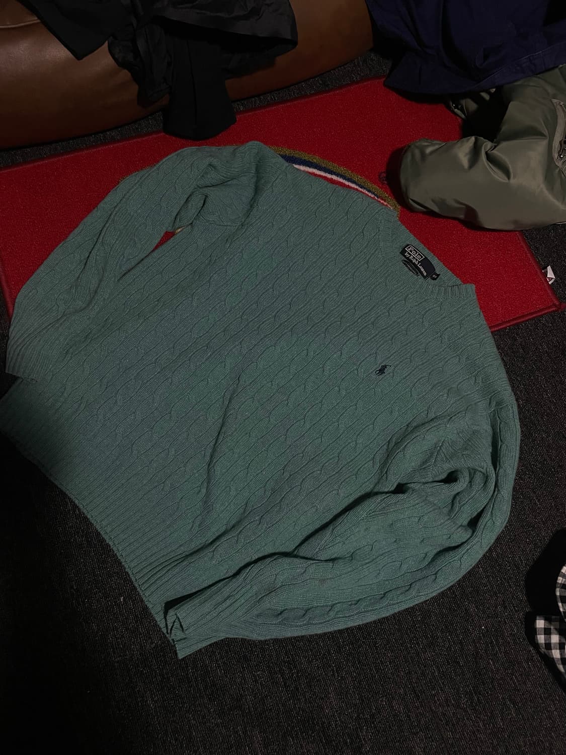 폴로 케이블니트 상품이미지1