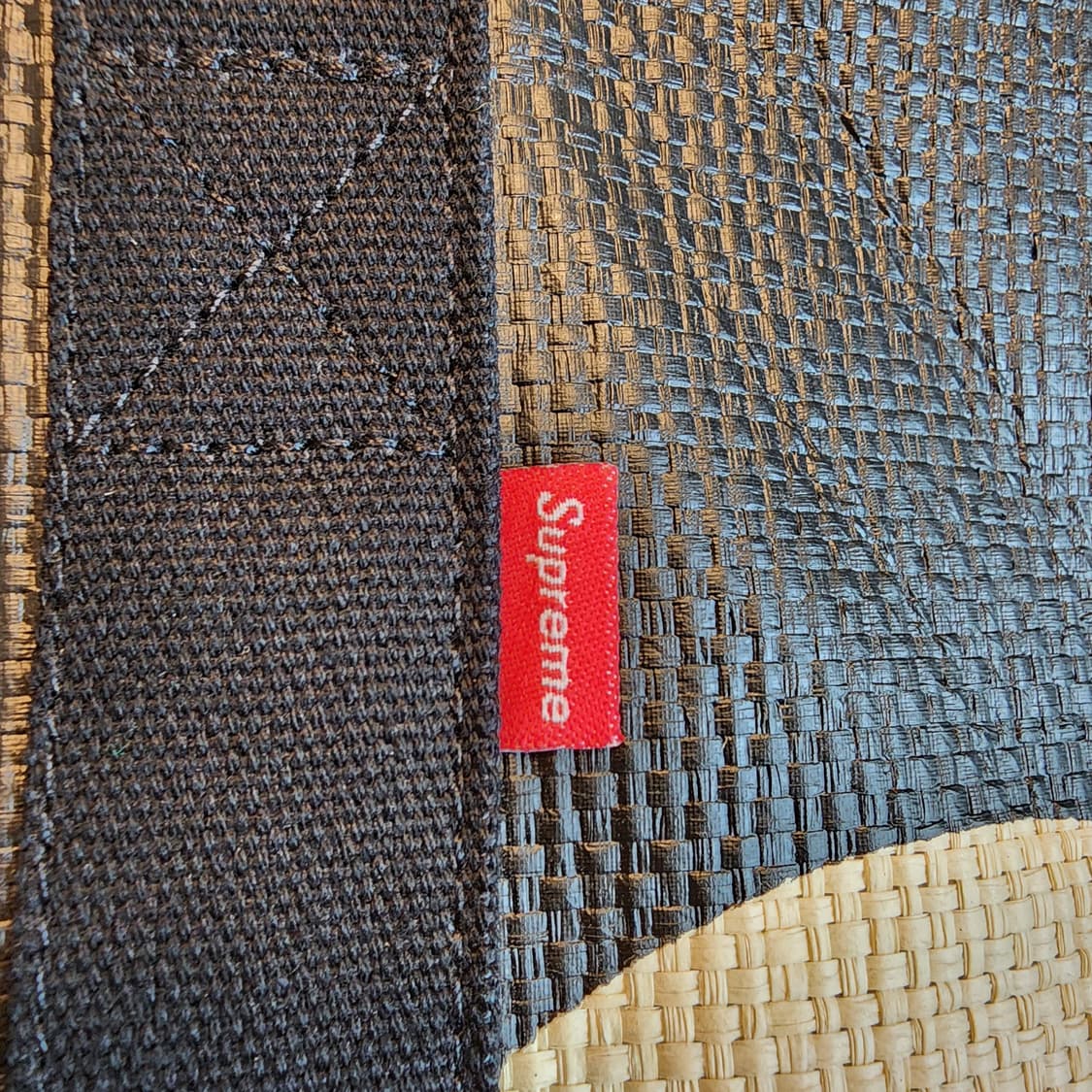 [OS] Supreme 슈프림 라피아 토드백 블랙 20SS 상품이미지5