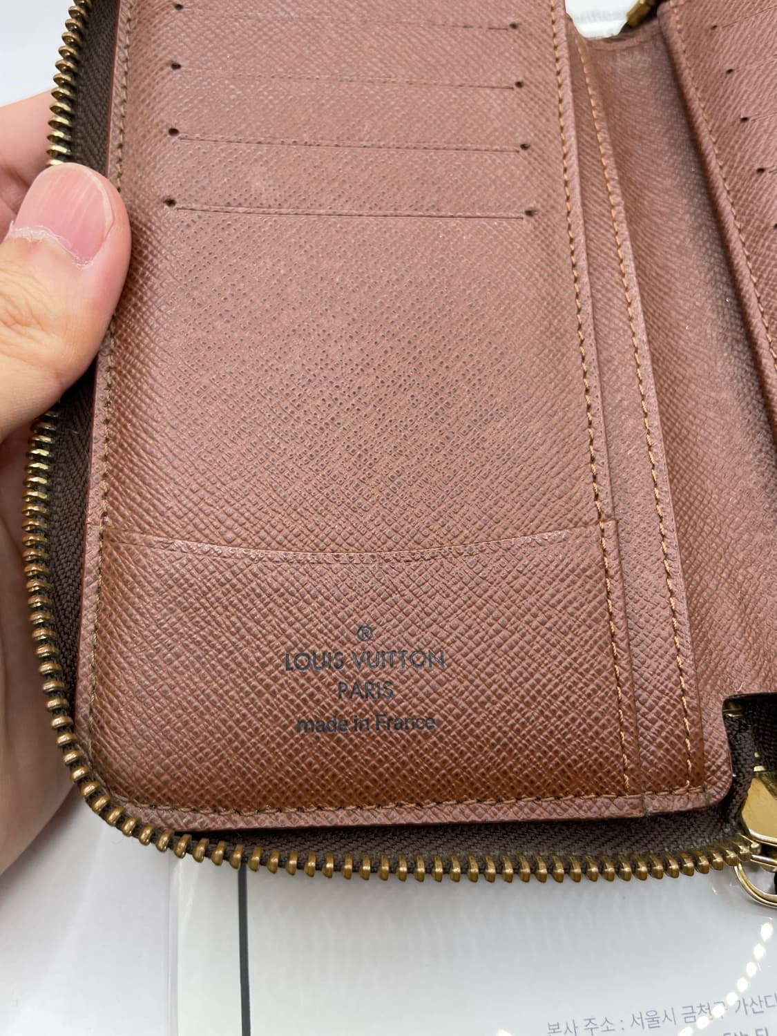 루이비통 모노그램 지피 장지갑 상품이미지7