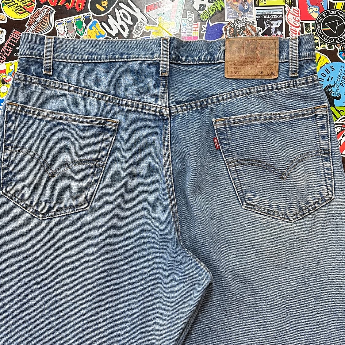 Early 00s 리바이스 550 블루 진 데님 팬츠 36 상품이미지3