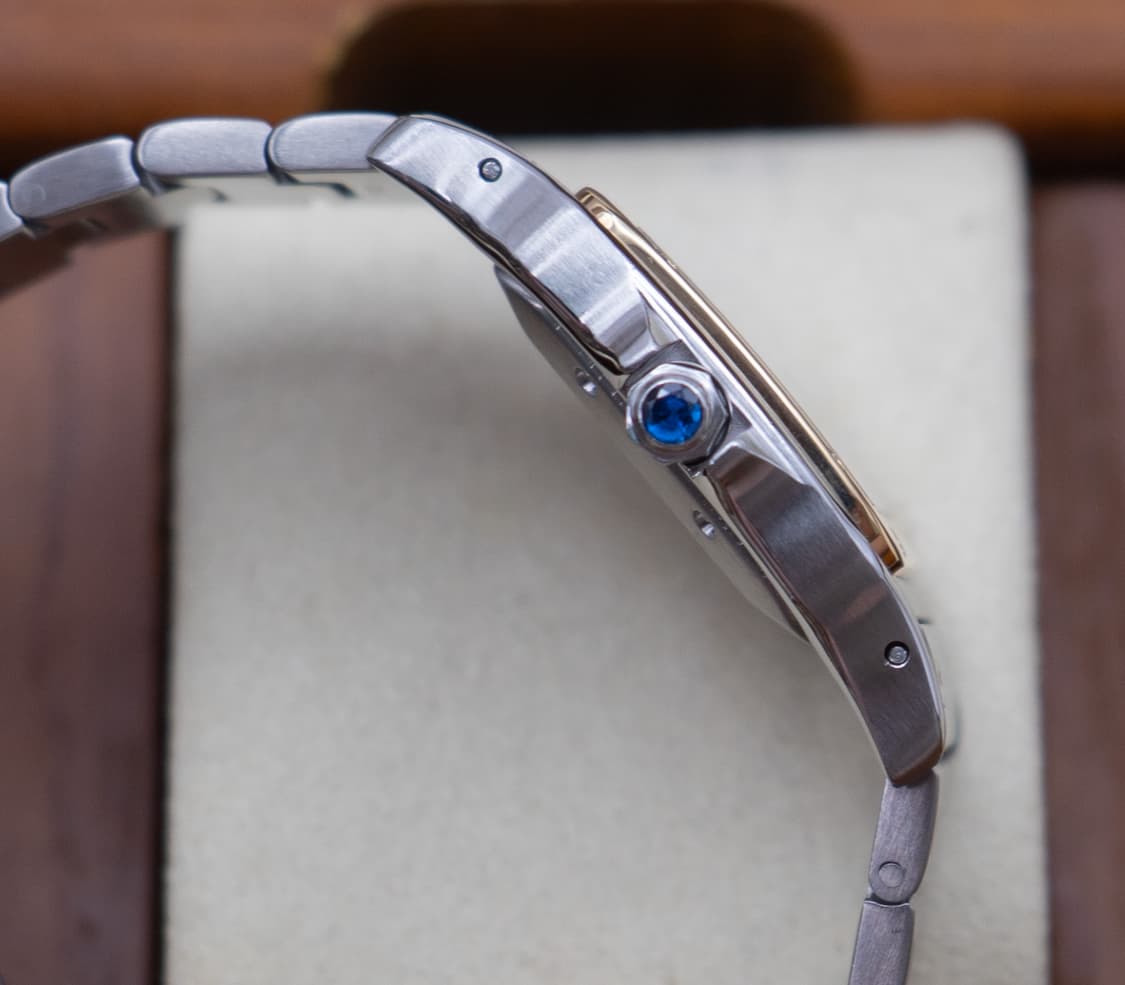 까르띠에 산토스 갈베 LM 콤비 오토매틱 시계 상품이미지3