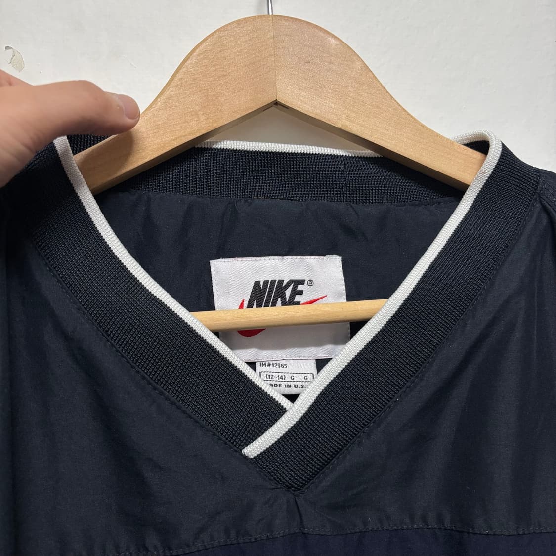 나이키 블랙 올드스쿨 스우시 웜업 상품이미지3