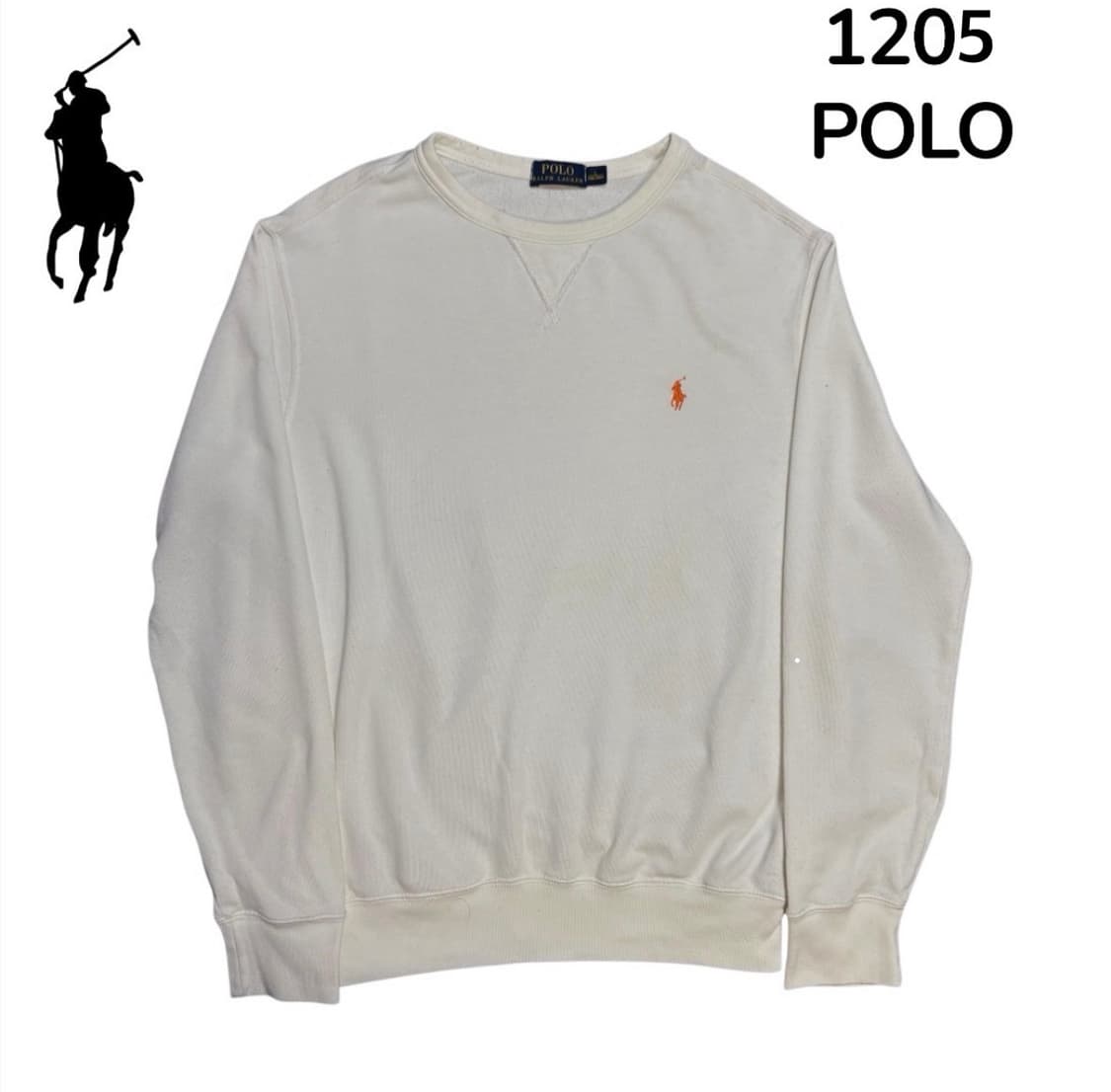 폴로랄프로렌 화이트 맨투맨 L 상품이미지1