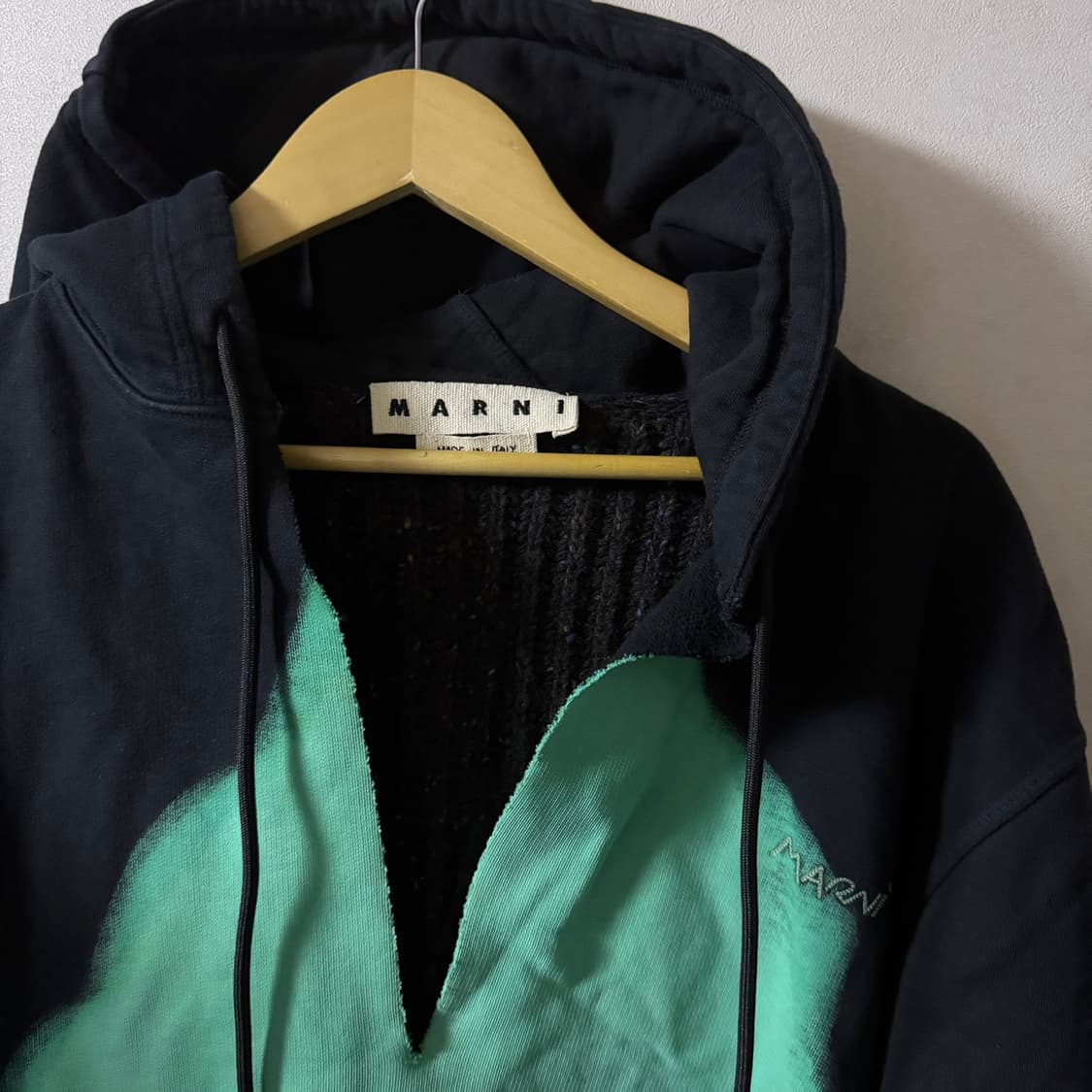 마르니 버진울 후드 티셔츠 M 오버핏 (남성 105까지) 상품이미지2