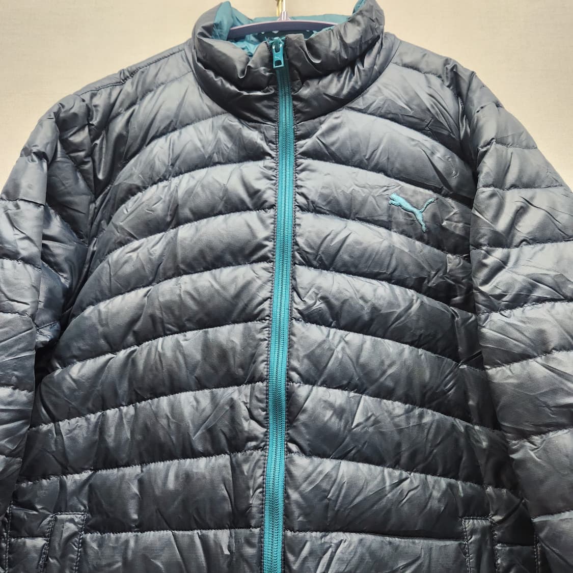 푸마 로고 구스다운 경량패딩 L(L) 상품이미지2