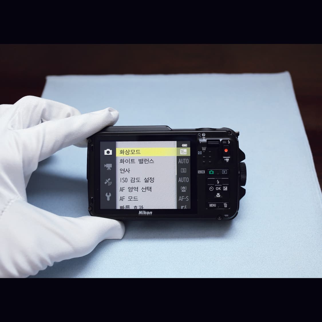 레어<A+급><한글> 쿨픽스 aw110 (aw100) 블랙 빈티지 디카 상품이미지7