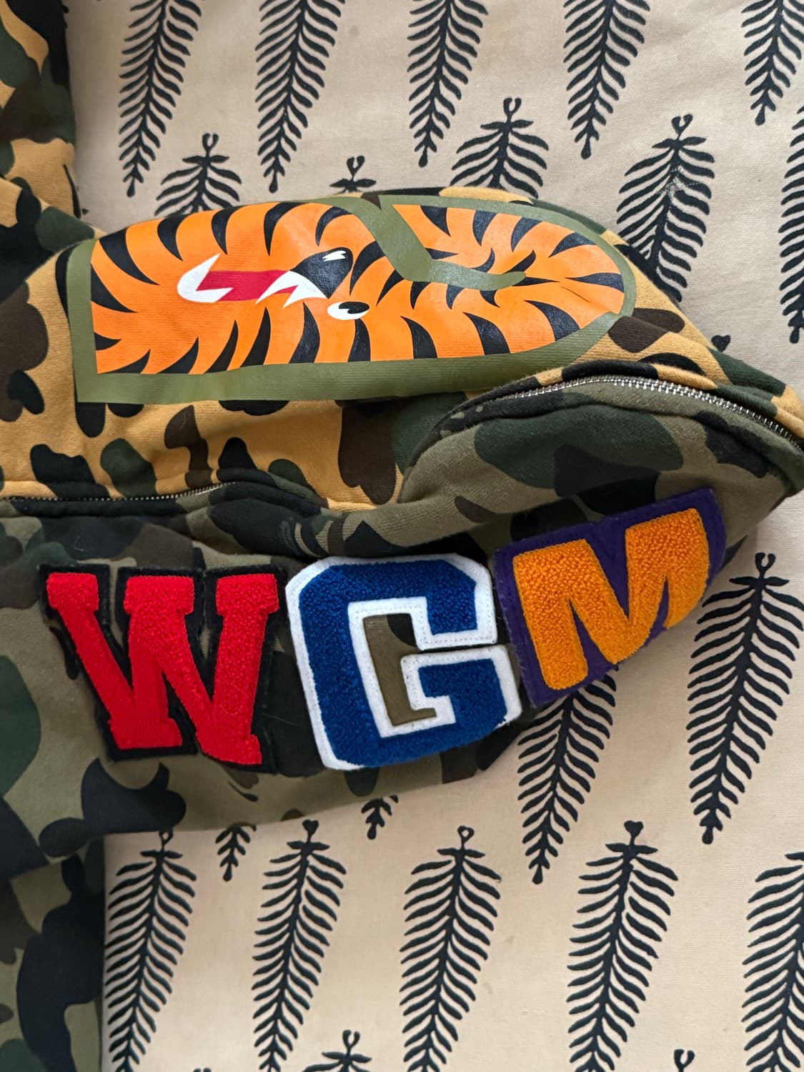 3XL/베이프 1st Camo Separate Shark Full 집업 상품이미지2