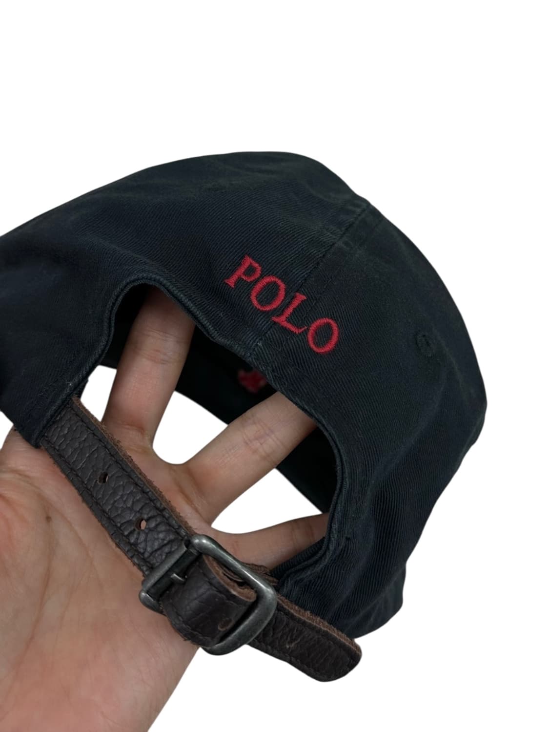 폴로 볼캡 블랙 (가죽스트랩) 상품이미지6