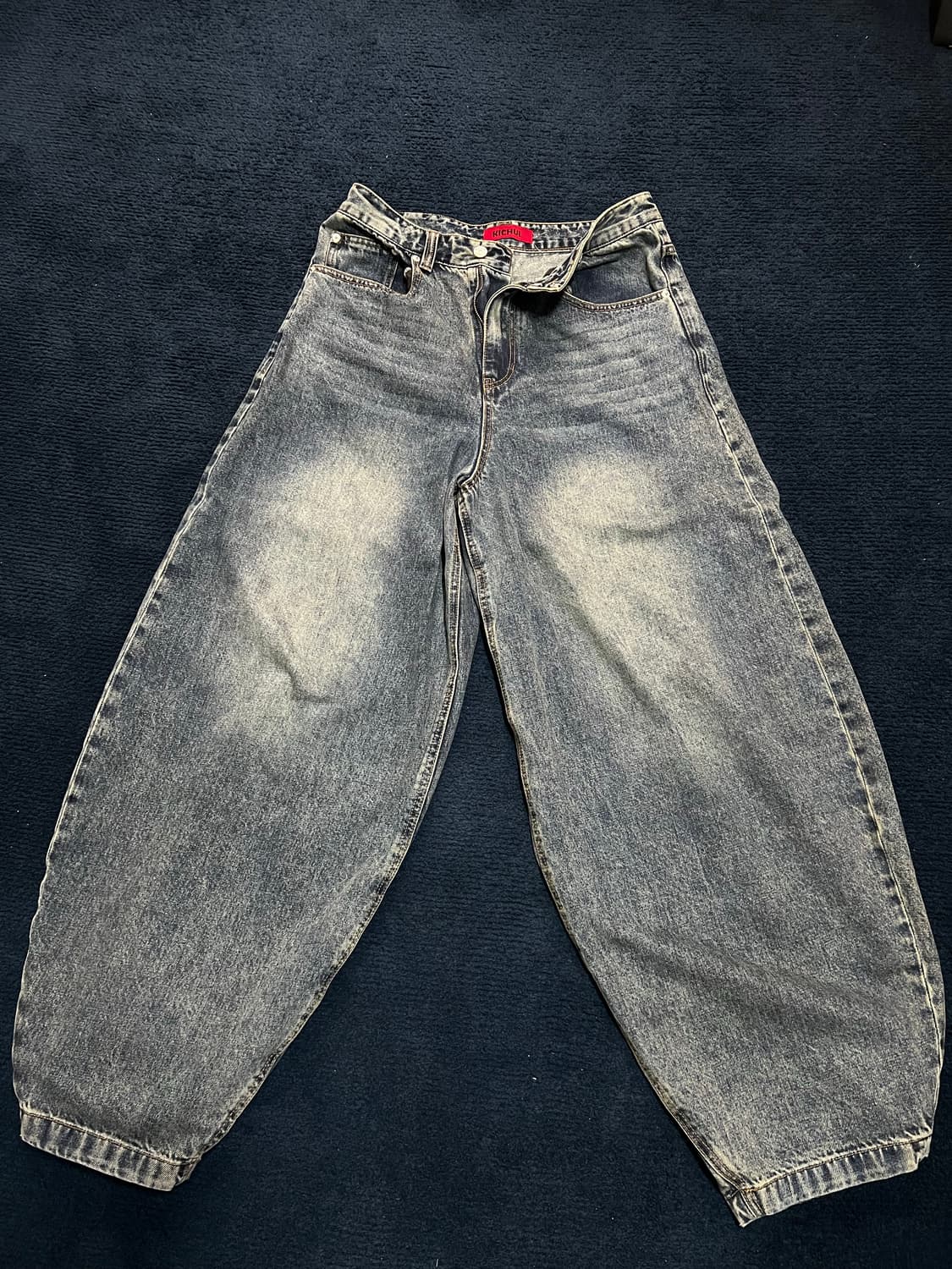 기철 벌룬 팬츠 데님 상품이미지1