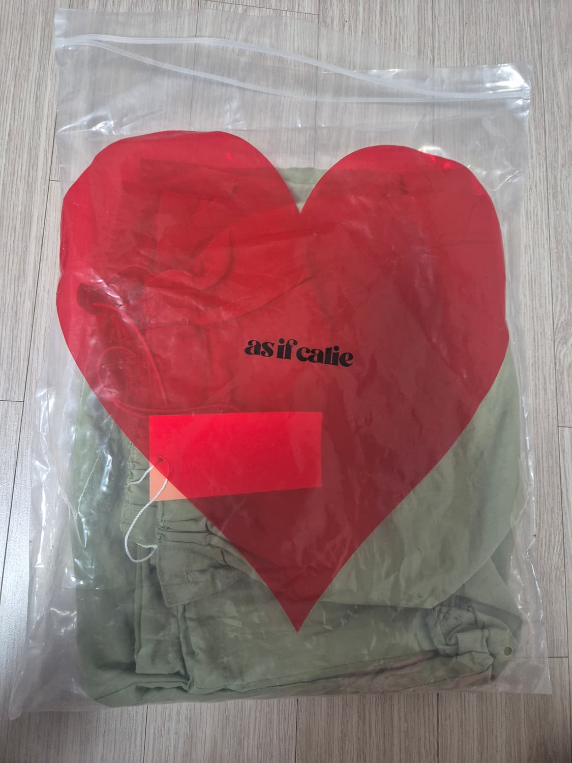 as if calie 카고 팬츠 카키 에즈이프 캘리 새상품 상품이미지2