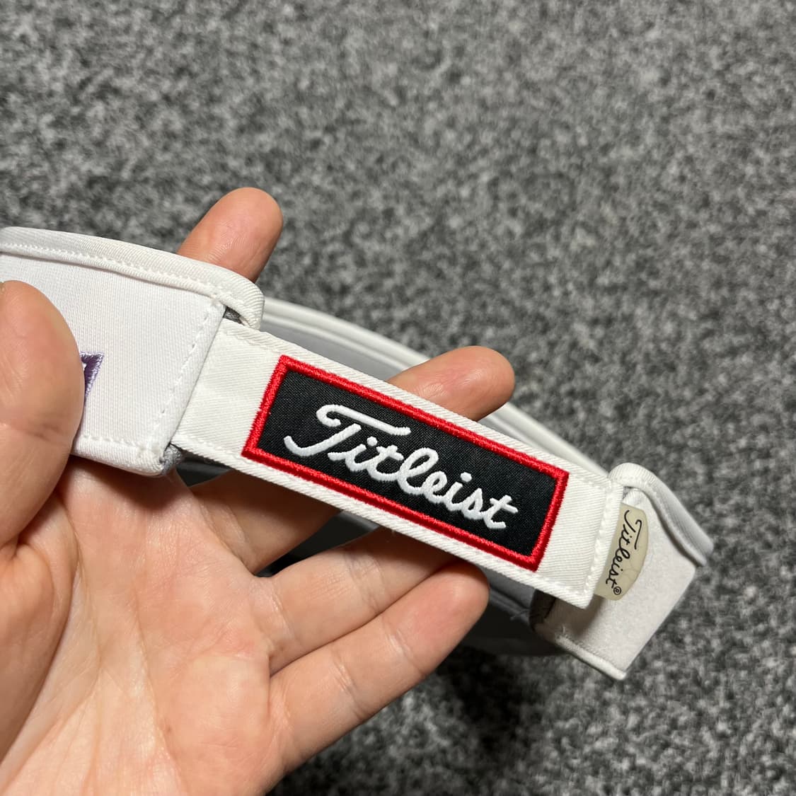 타이틀리스트 골프 화이트 썬캡 상품이미지7