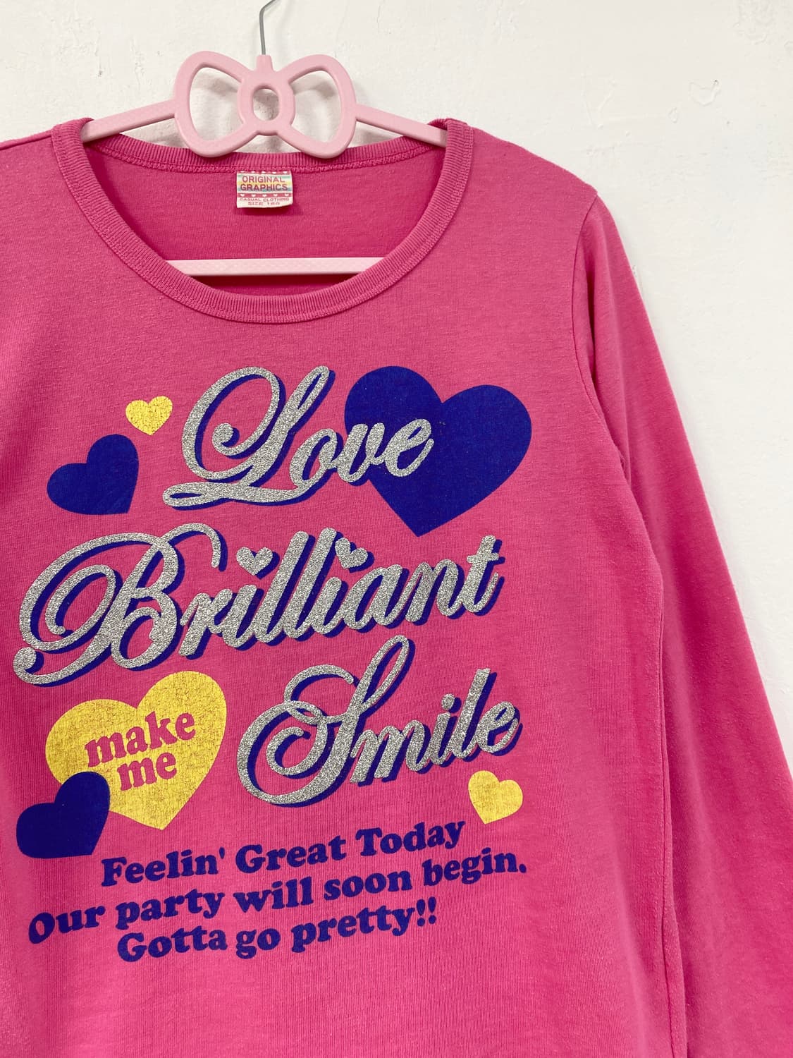 LOVE BRILLIANT Y2K PINK LONGSLEEVE 상품이미지3