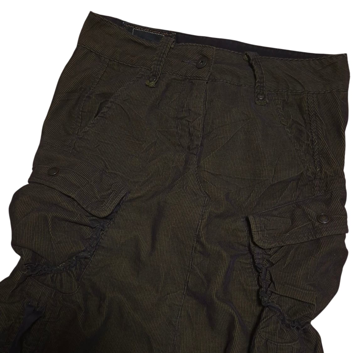 마리떼 프랑소와 저버 코듀로이 셔링 카고 롱스커트 상품이미지2