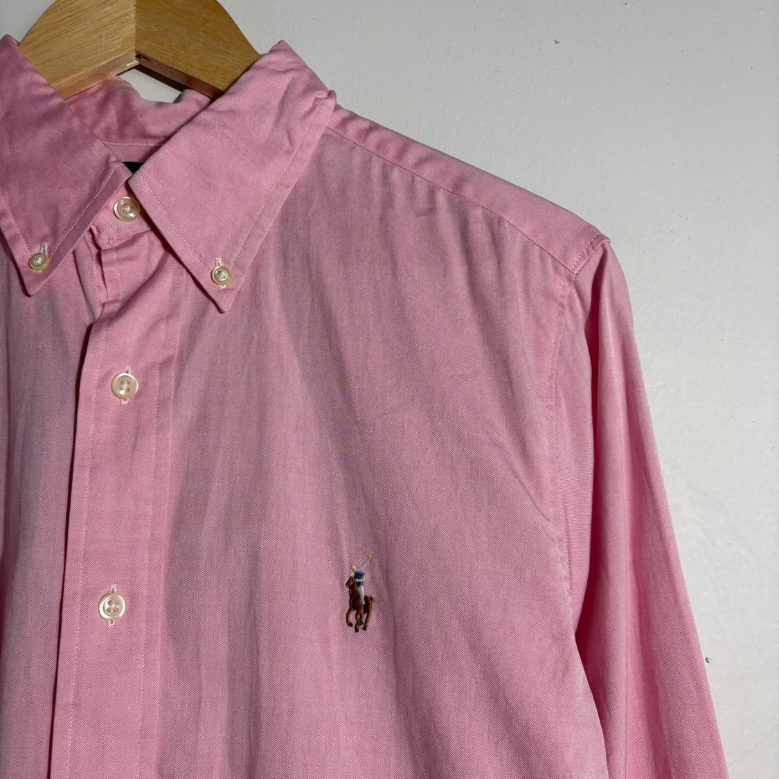 폴로 랄프로렌 핑크 버튼다운 코튼 셔츠 (무료배송) 상품이미지2