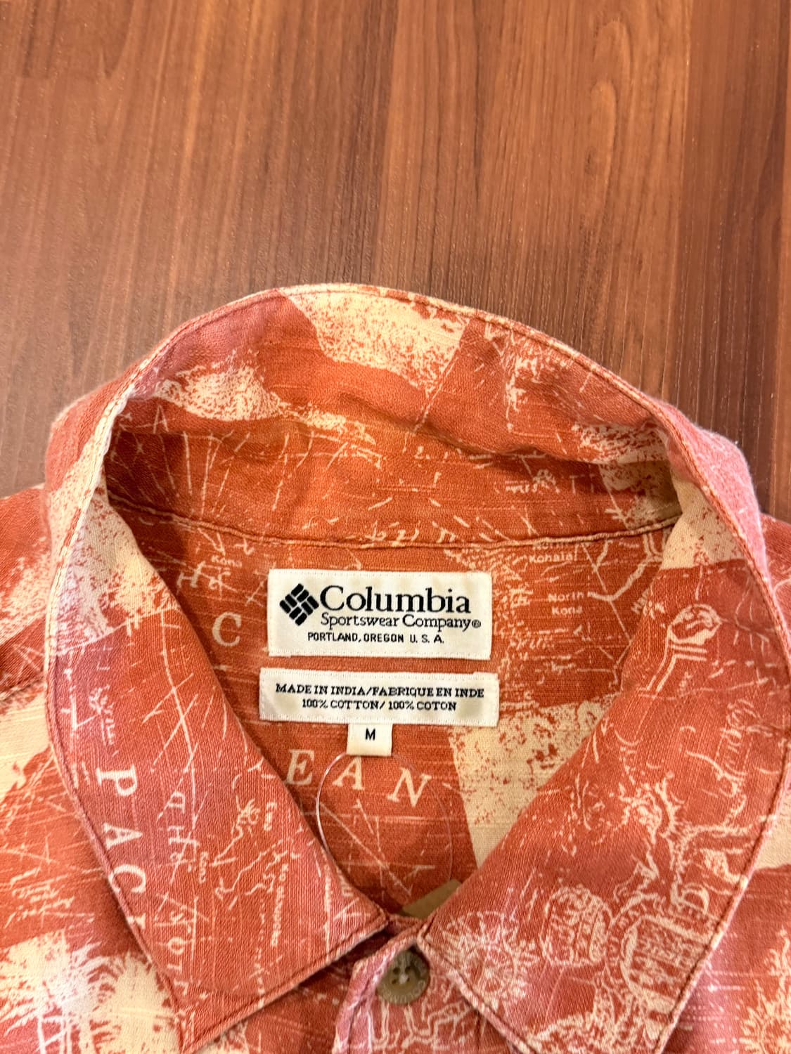 00s Columbia 컬럼비아 빈티지 하와이안 반팔 셔츠 상품이미지7