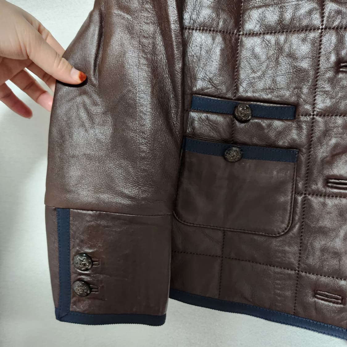 빈폴 양가죽 자켓 90 상품이미지5
