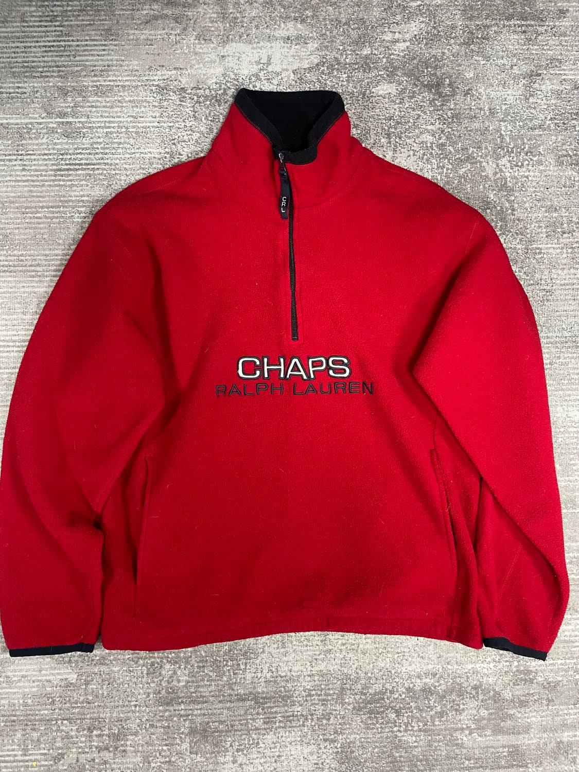 90s CHAPS RL 플리스 아노락 상품이미지1