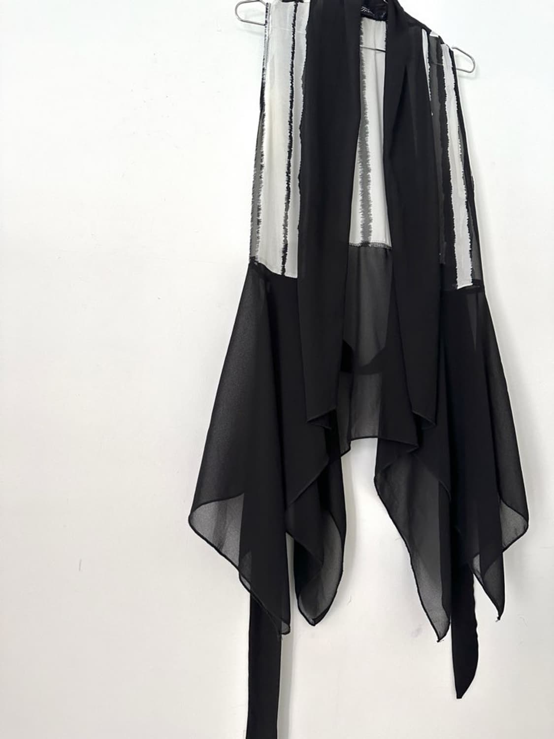 Zebra pattern sheer sleeveless 상품이미지6