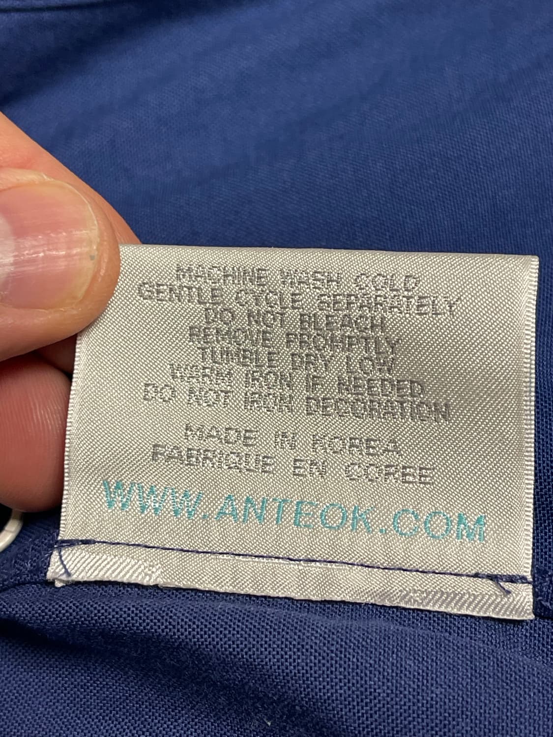 홈그로운서플라이(HGS)후드 자켓 블루L 상품이미지8