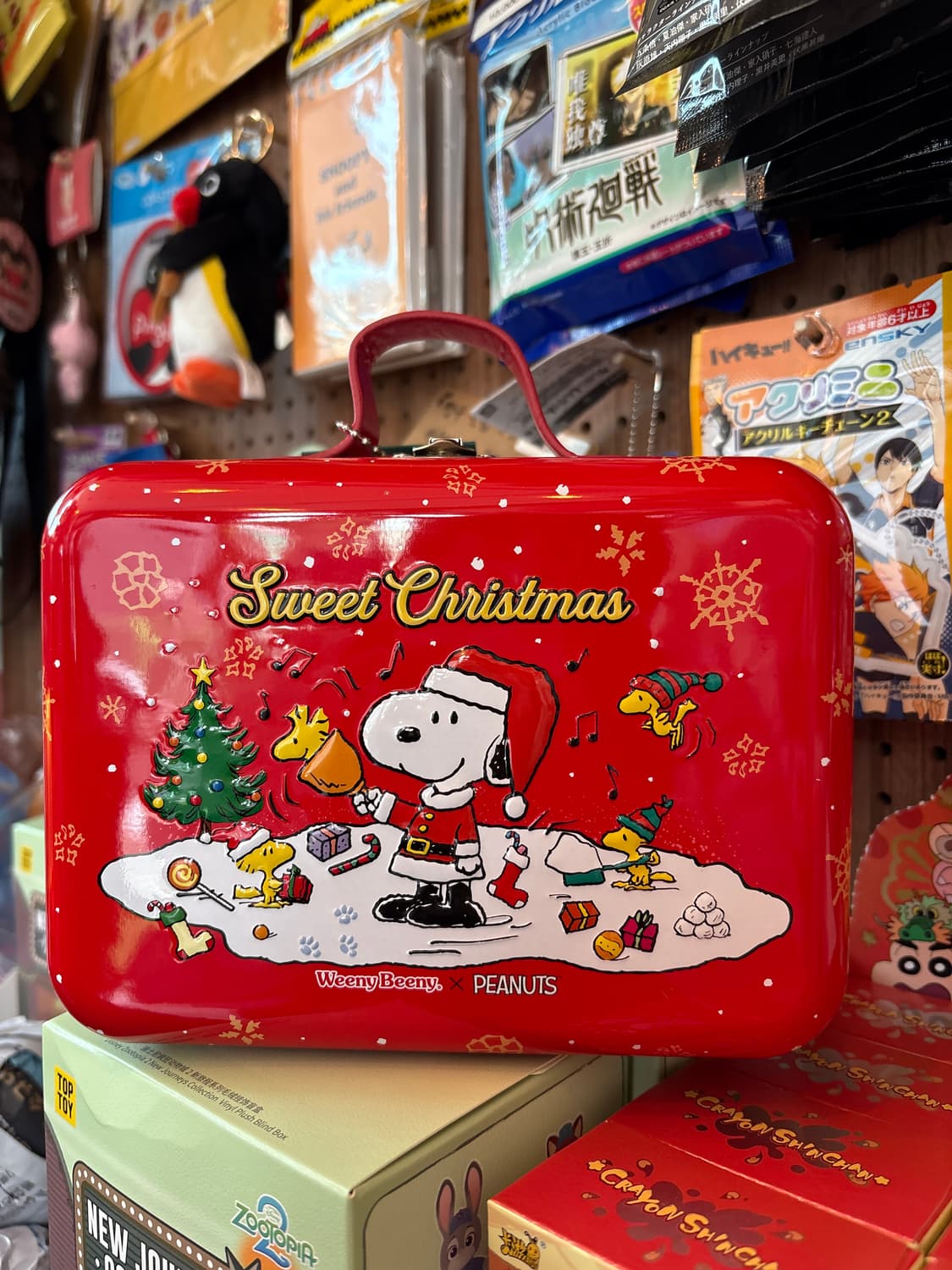 스누피 오르골 틴케이스 상품이미지1