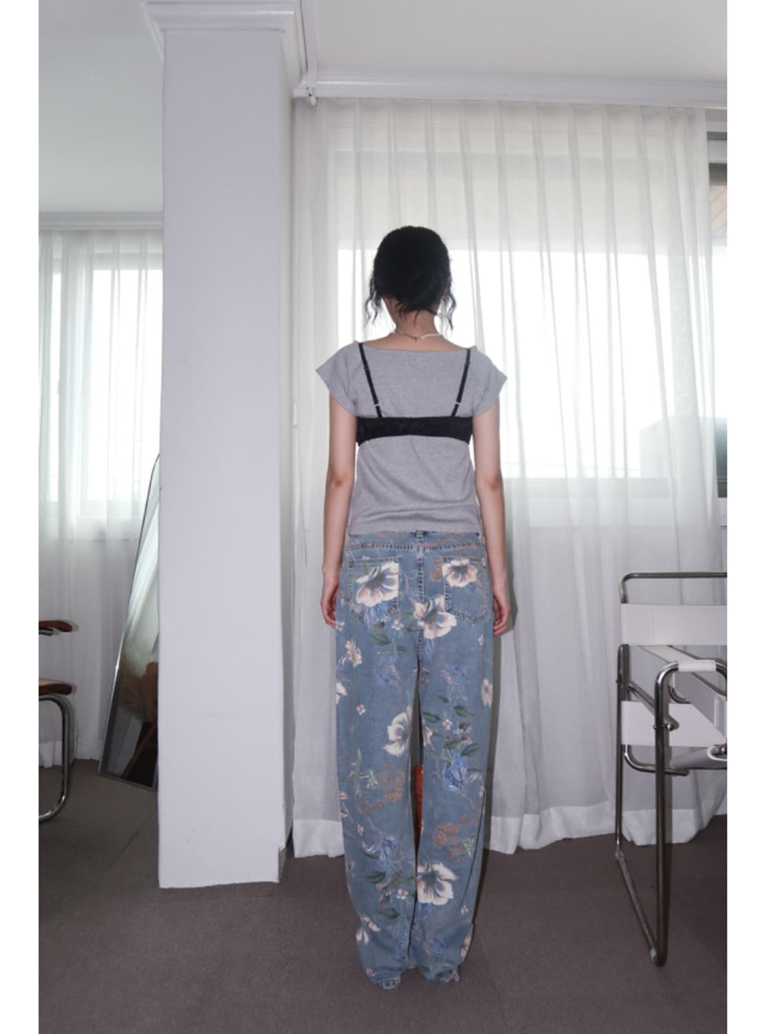 Flower pattern denim pt 상품이미지4