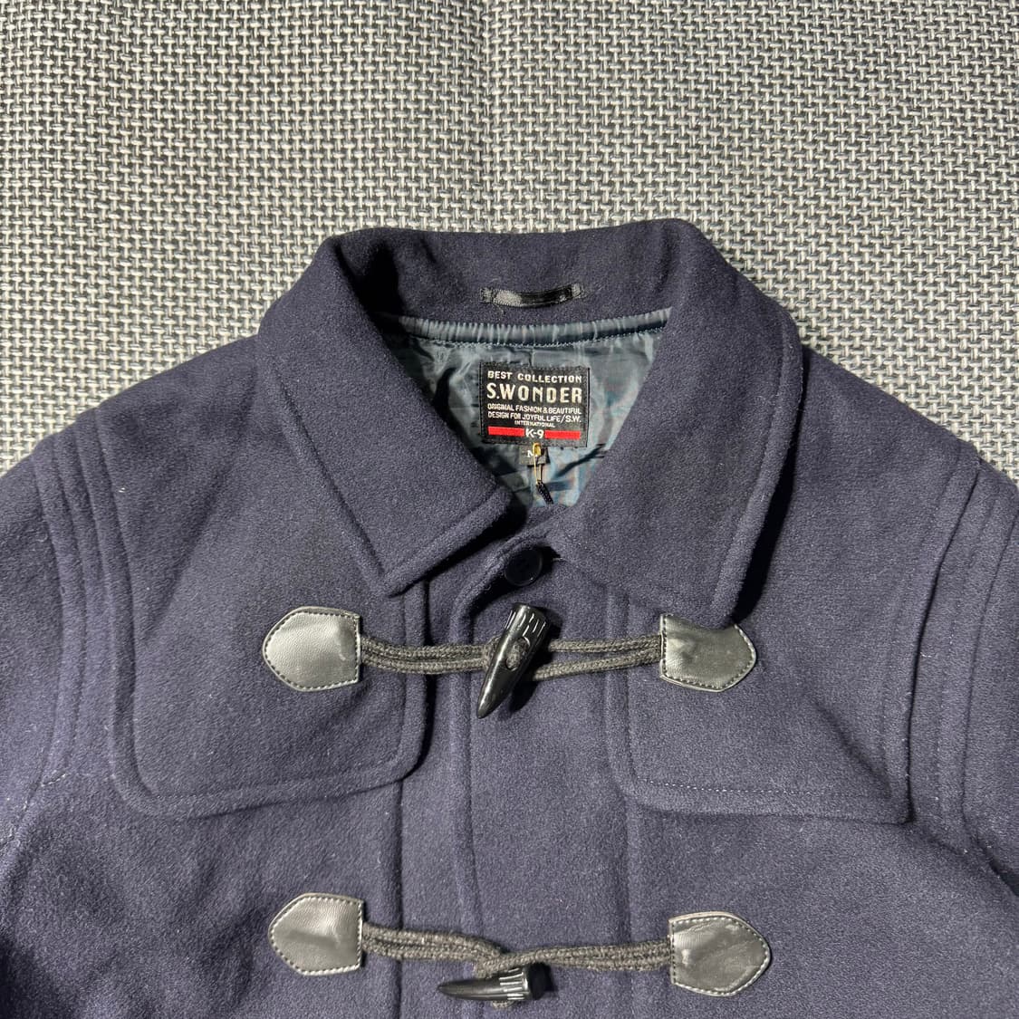 빈티지 더플 코트 자켓 블랙 ( M/OLD-8224 ) 상품이미지2