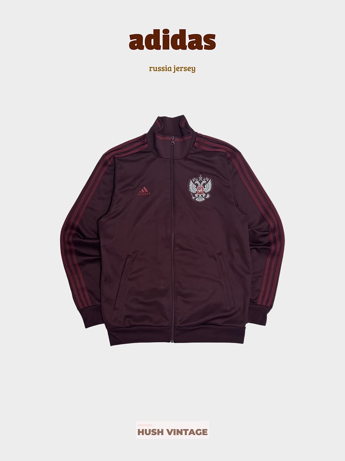 아디다스 러시아 국대 져지 버건디 트랙탑 상품이미지1