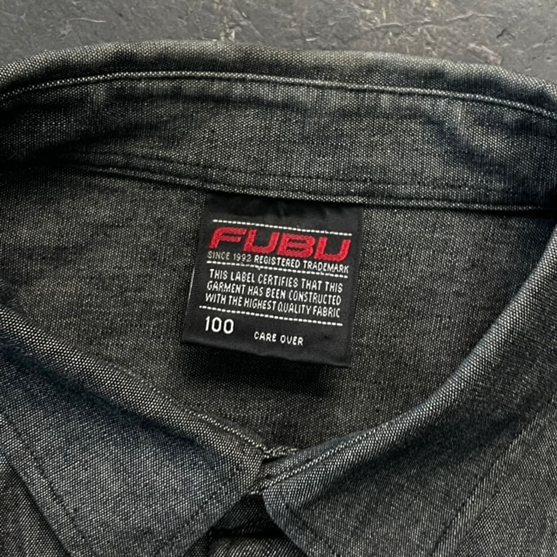 105 후부 올드스쿨 데님 셔츠 상품이미지3