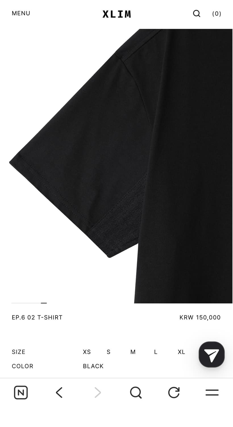 Xlim EP.6 02 T-SHIRT M사이즈 상품이미지3