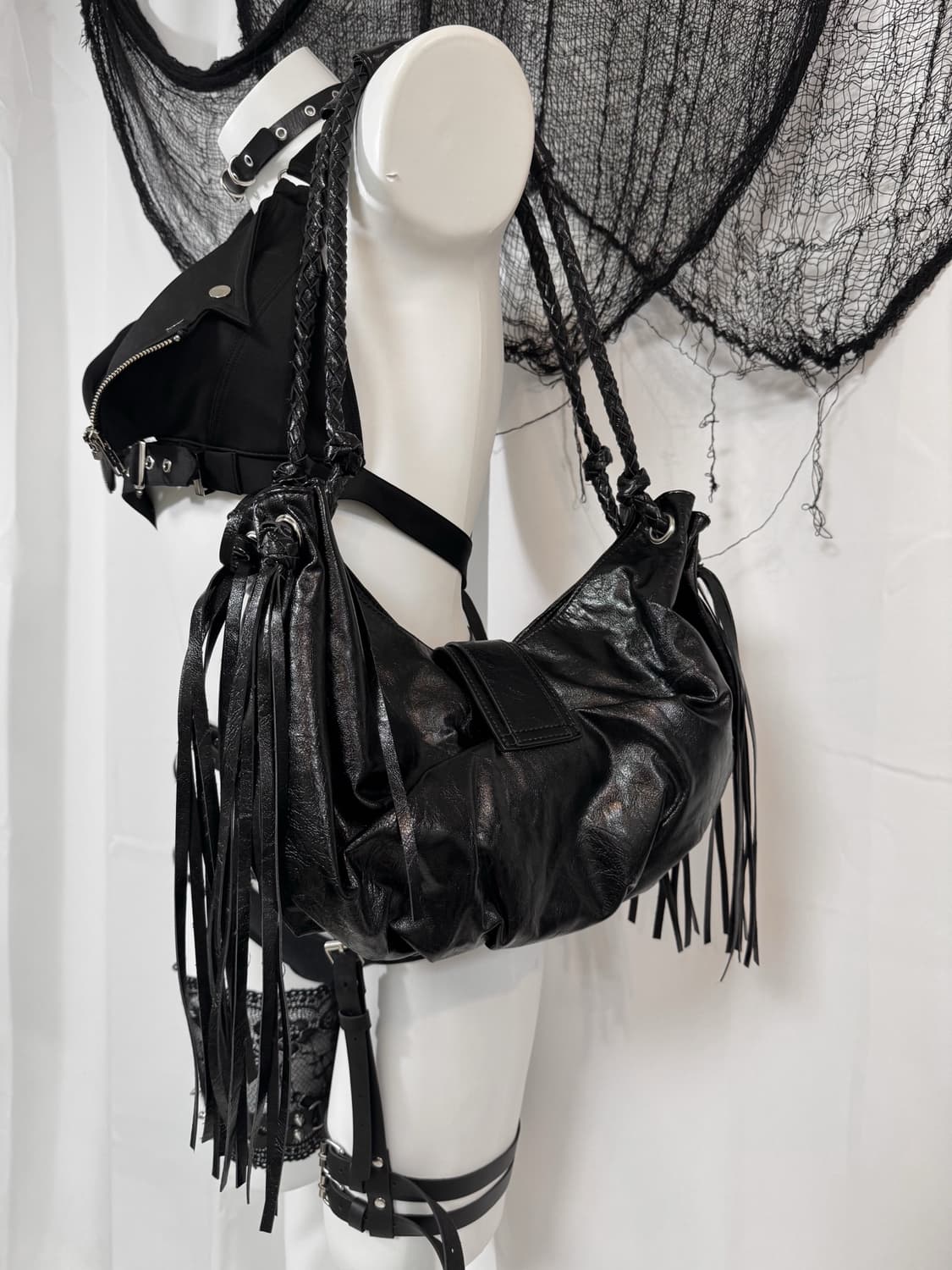 euct belt shirred tassel bag 상품이미지4