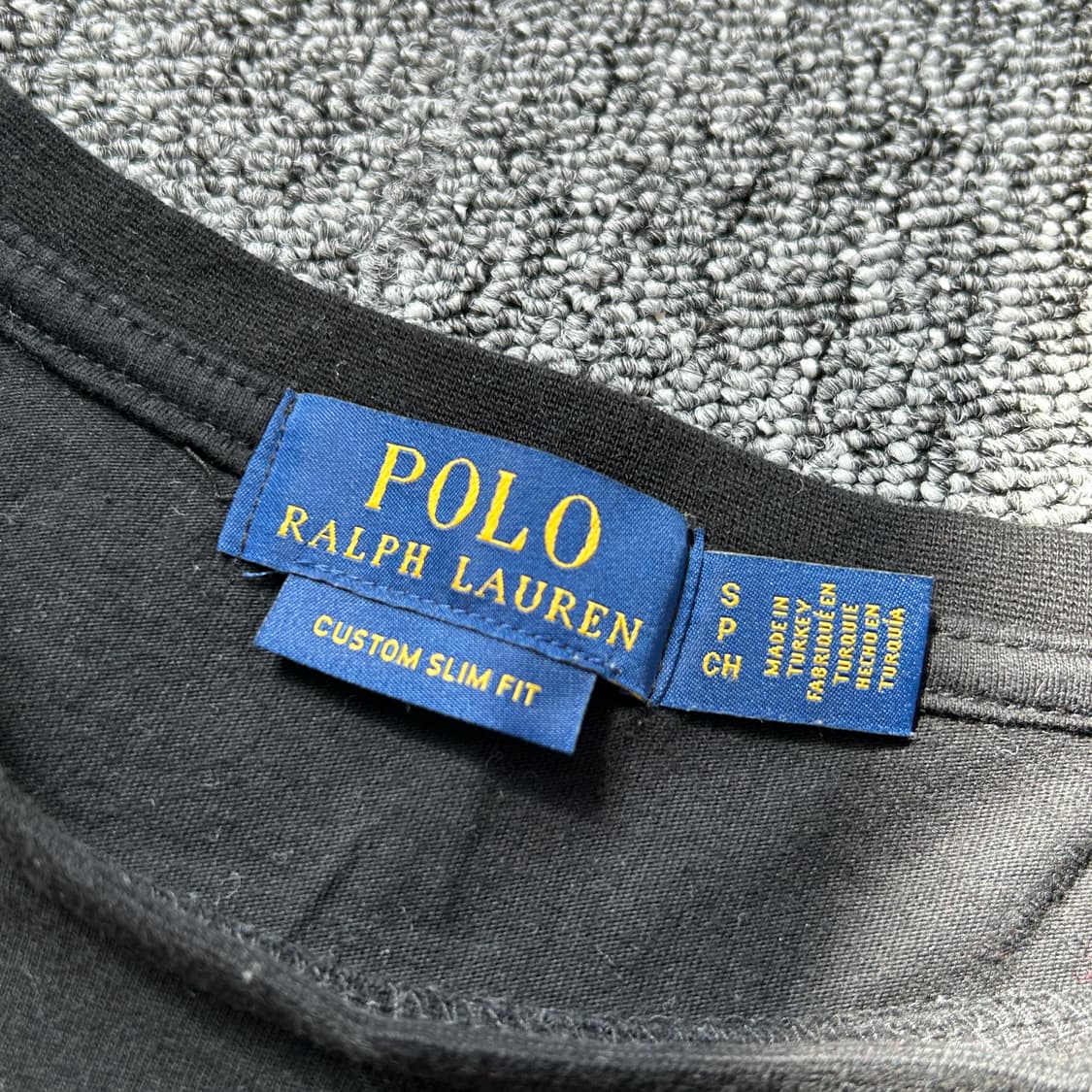 폴로 랄프로렌 멀티포니 블랙 반팔티 상품이미지5