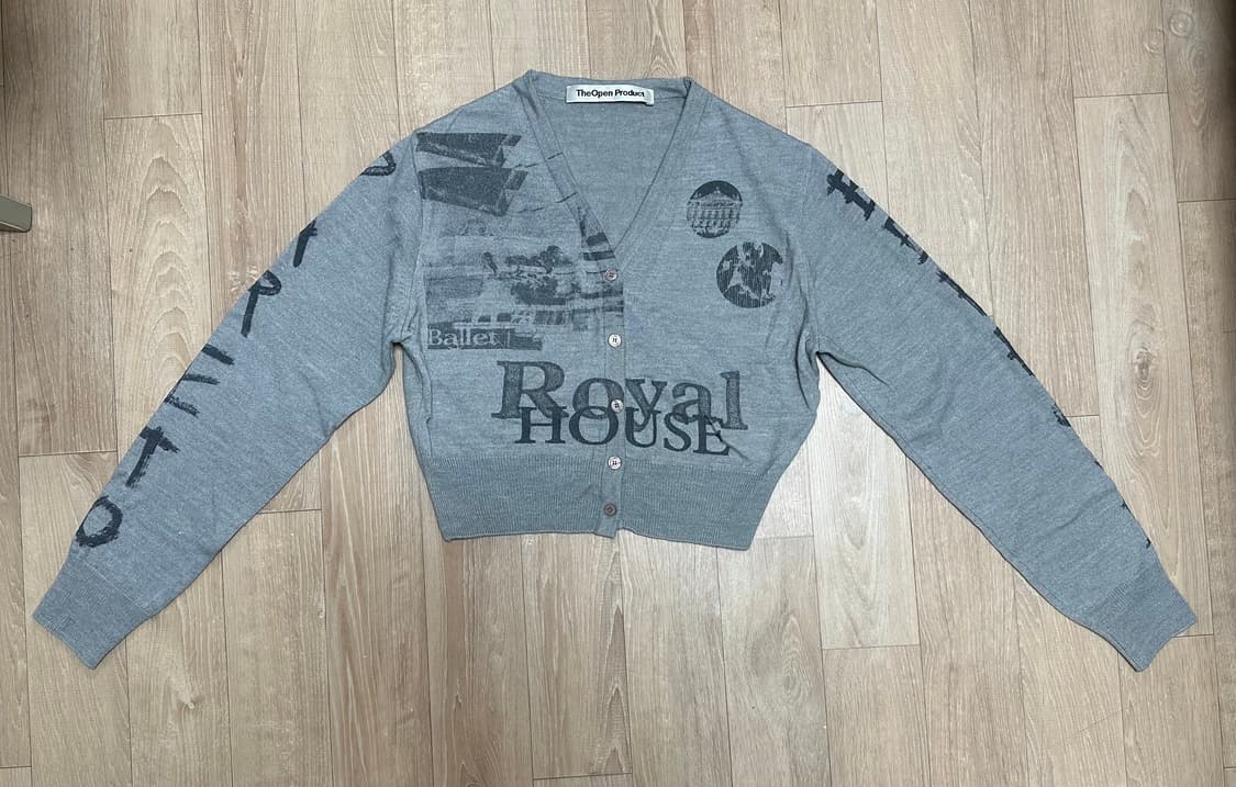 더오픈프로덕트 COLLAGE PRINTED CARDIGAN GREY/1 상품이미지2