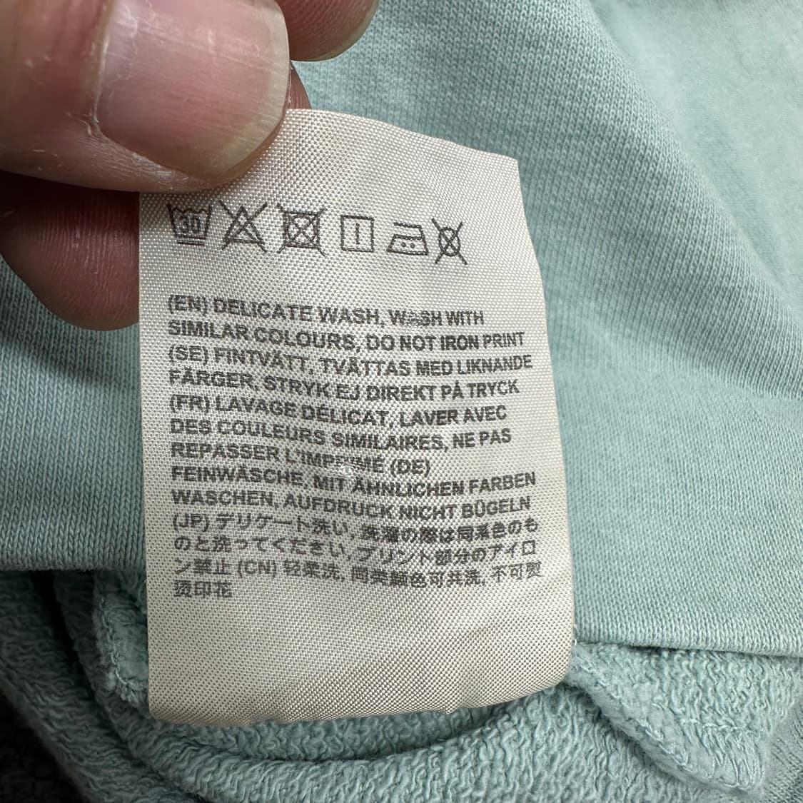 아크네스튜디오 미드로고 크롭맨투맨 상품이미지5