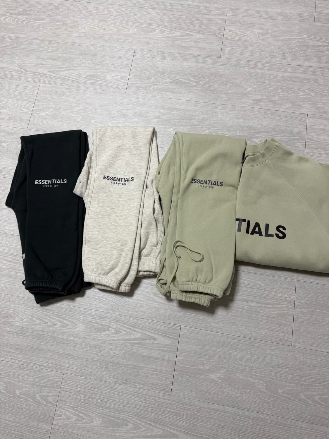 피오갓 에센셜 스웻팬츠 블랙 xxs 상품이미지1