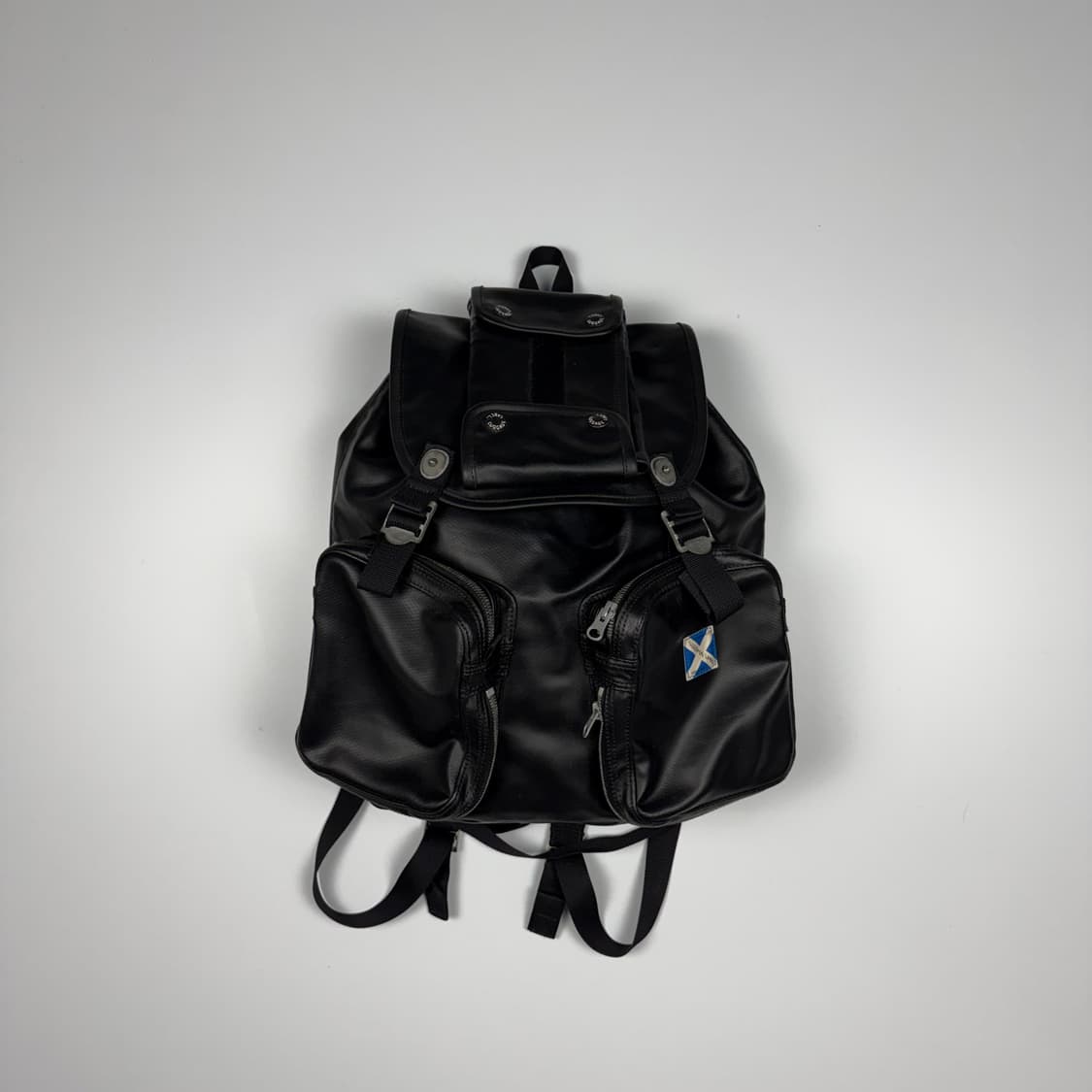 요시다포터 러기지라벨 뉴라이너 럭색 백팩 블랙 상품이미지1