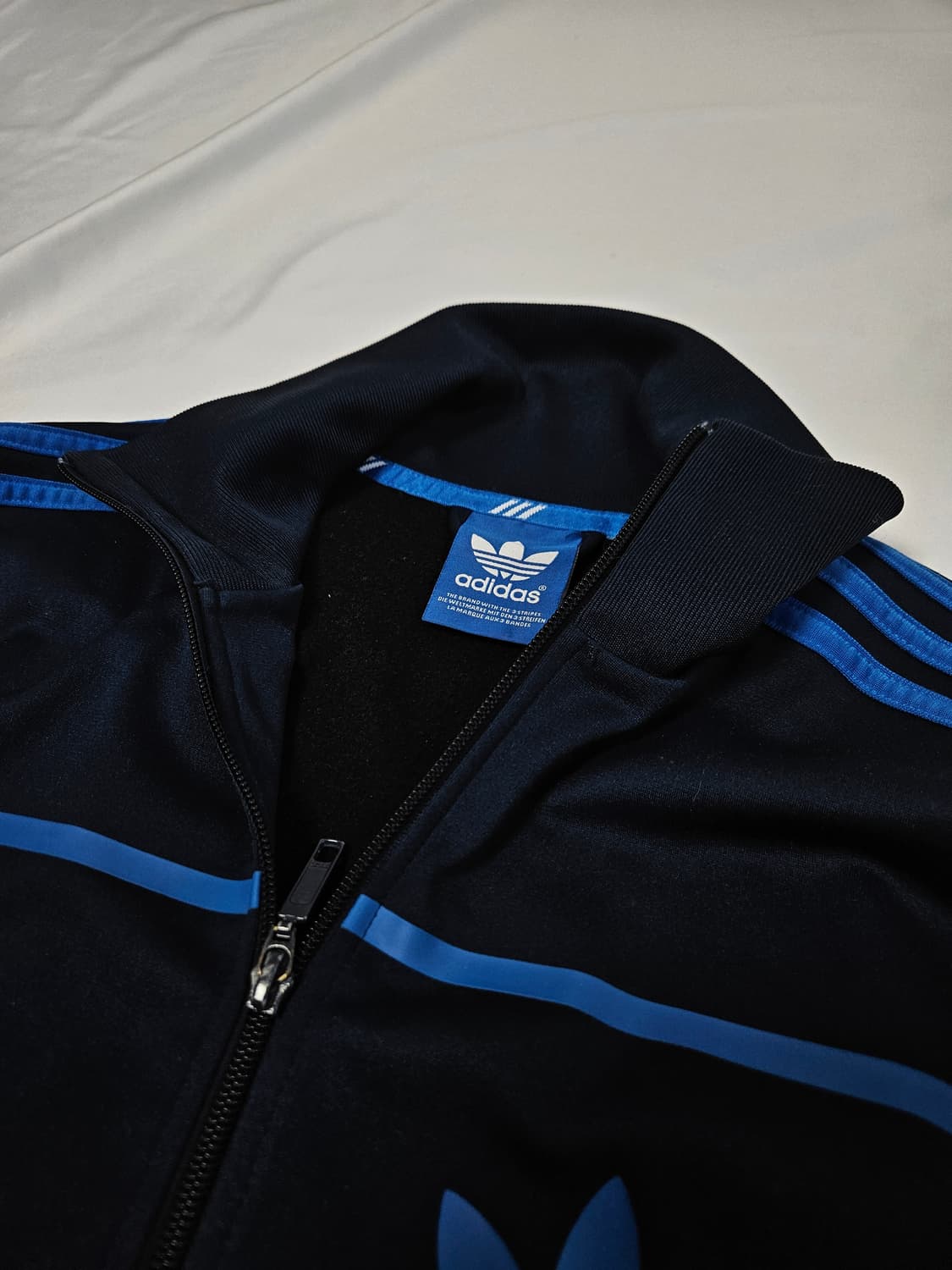 아디다스 져지 트랙탑 파이어버드 스트리트드라이버 블루베리자켓 희귀 100 상품이미지3