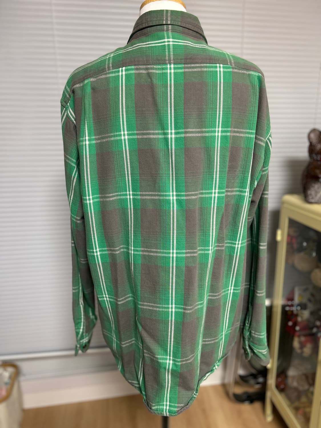 히스테릭글래머 DIZZY & MILKY 알래스카 체크 셔츠 XL 상품이미지6