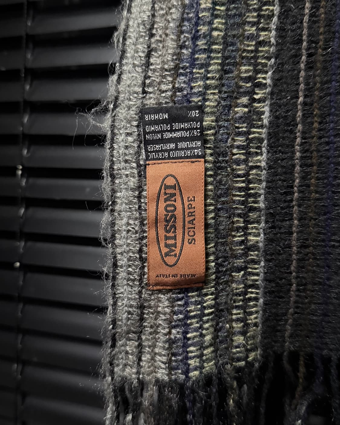 미쏘니 그물 모헤어 스트라이프 머플러 목도리 에스닉 웨스턴 컨트리 빈티지 상품이미지6