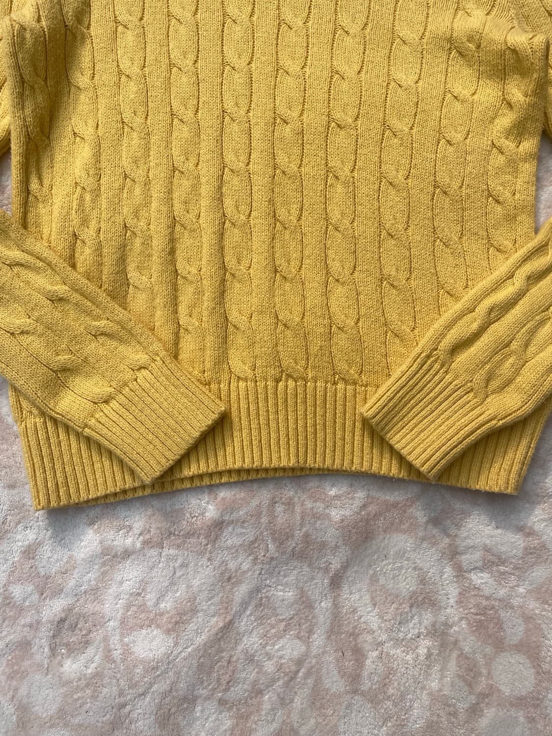 Polo Ralph Lauren 옐로우 케이블 니트 상품이미지4