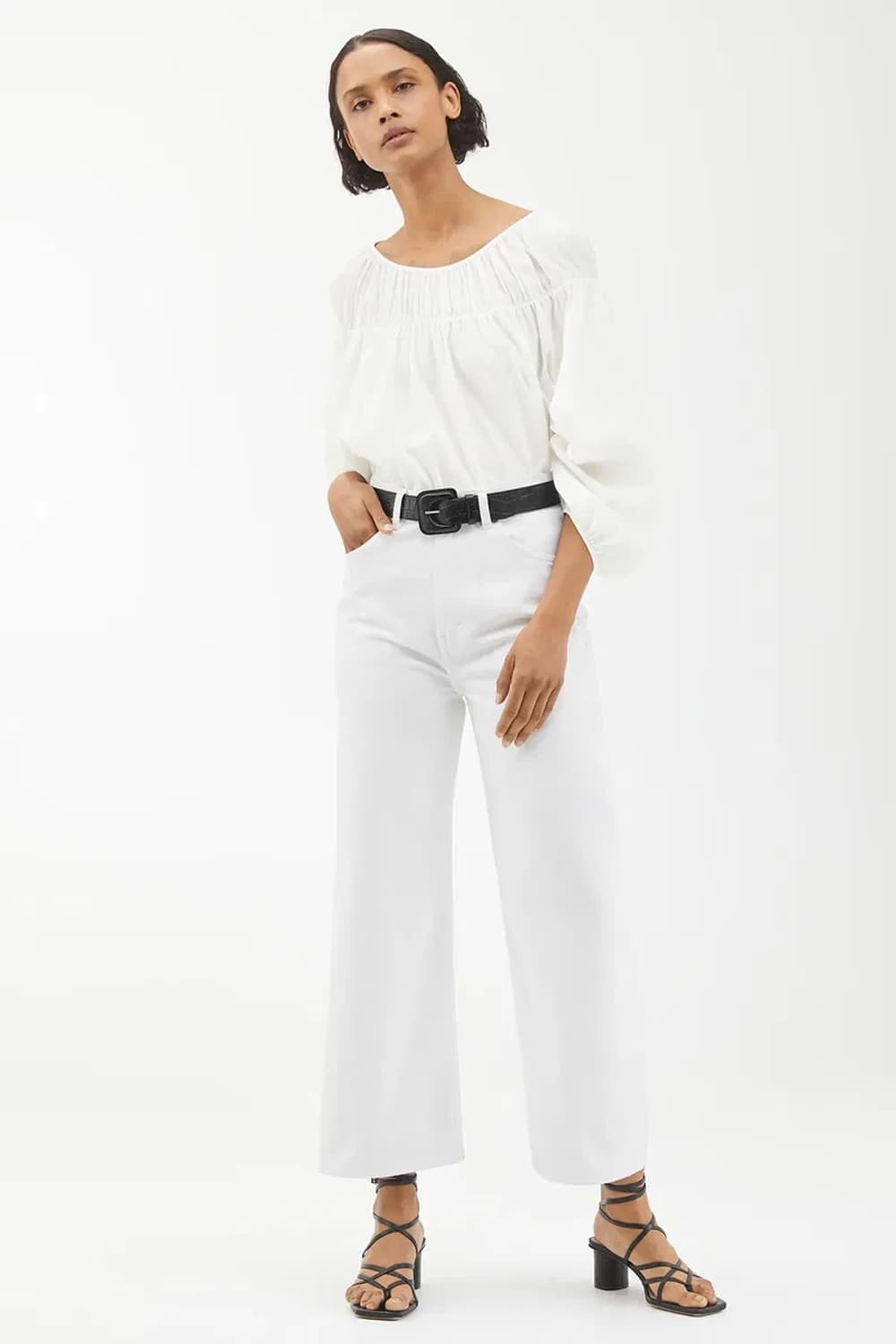 아르켓 퍼프넥 블라우스 상품이미지5