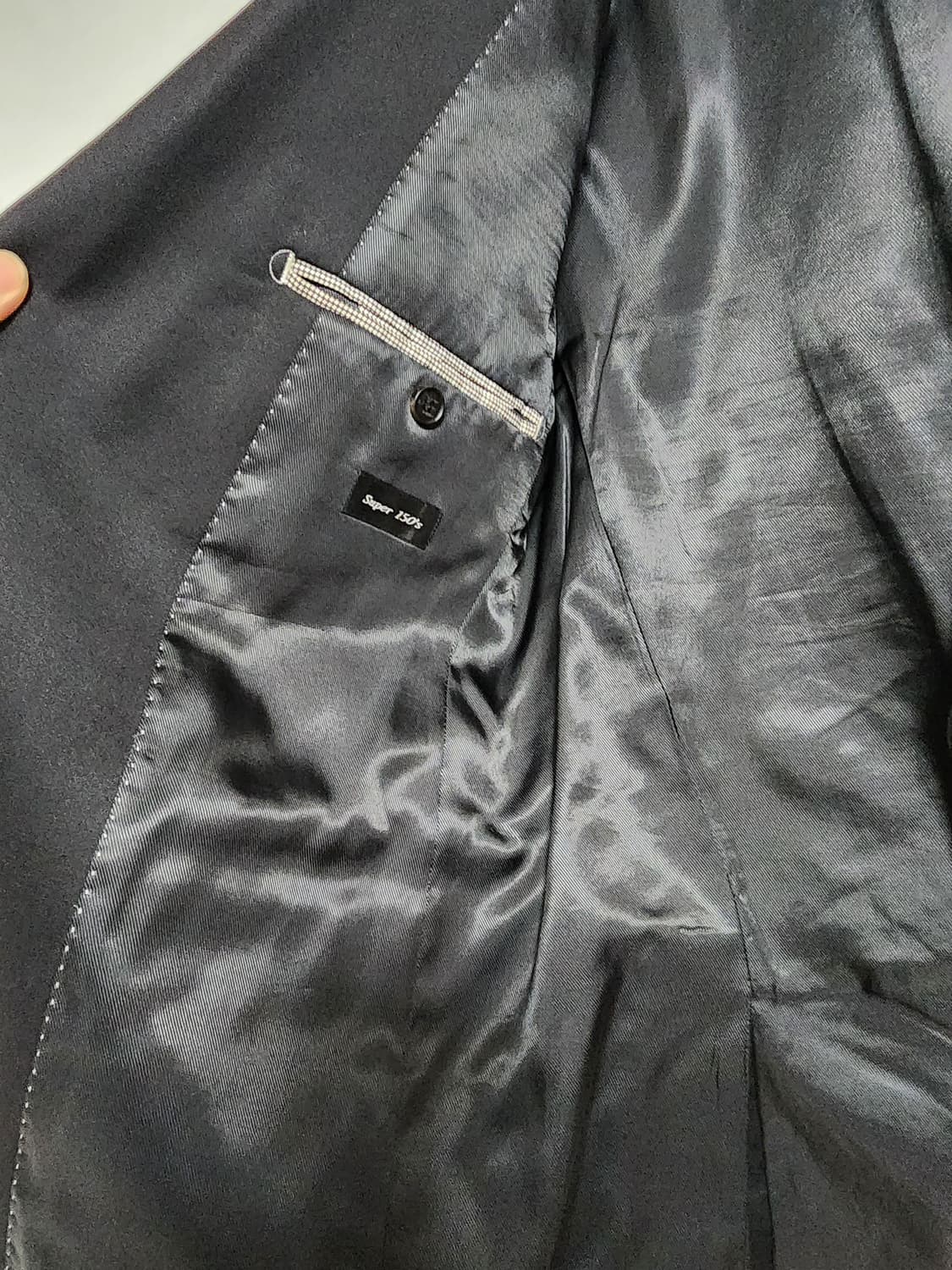 XS homme 블랙 정장 자켓 95 상품이미지6