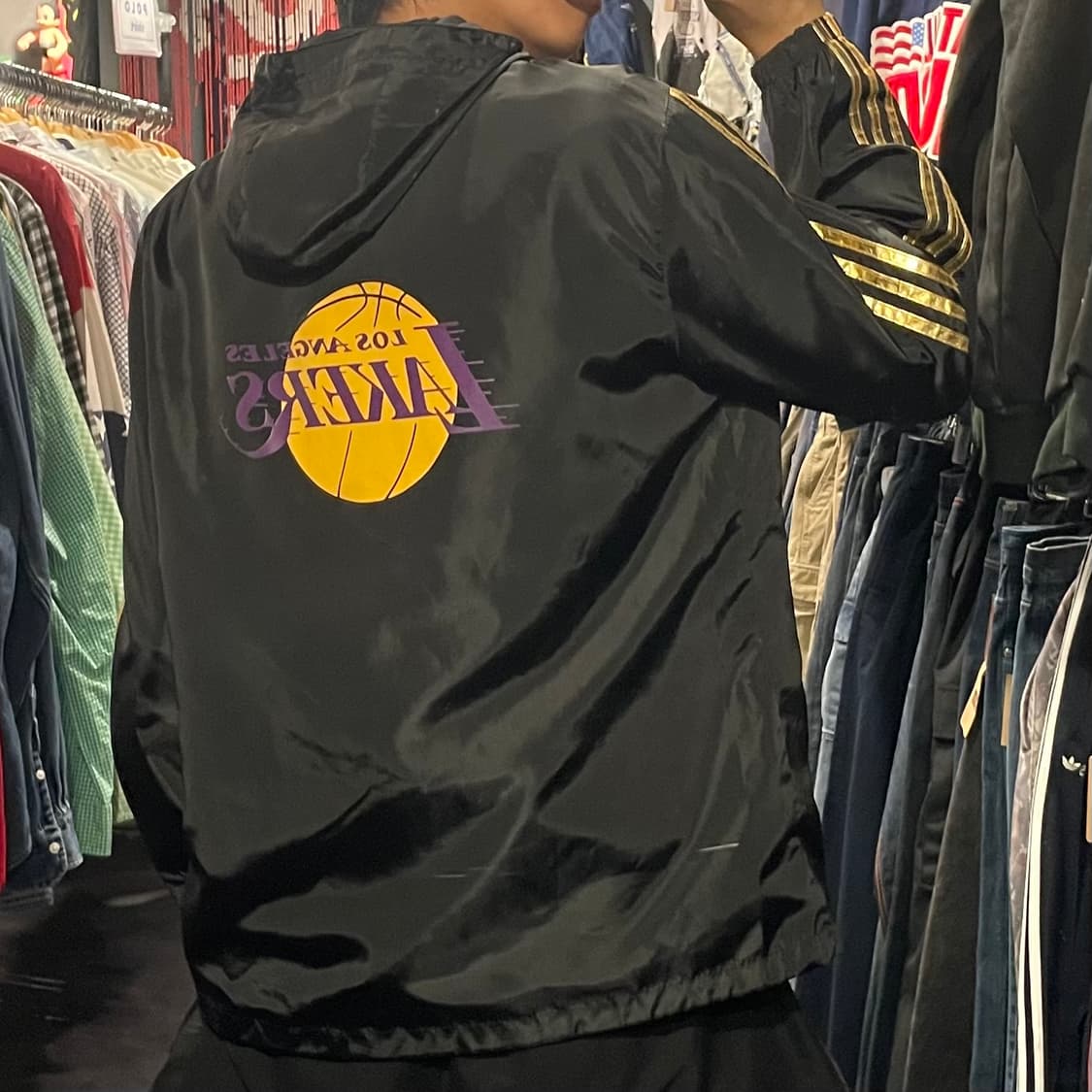 [IM] Lakers 레이커스 블랙 바막 (후드O) 상품이미지7