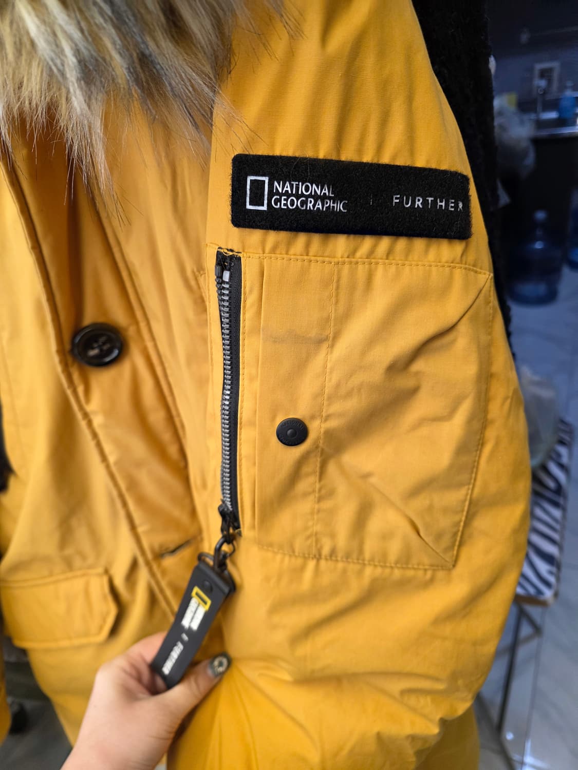 내셔널지오그래픽 블루웨일 야상 점퍼 패딩 XL 상품이미지3